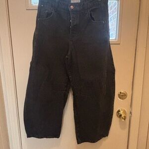 We The Free women’s black barrel  Relaxed Jeans Euc 30 free people